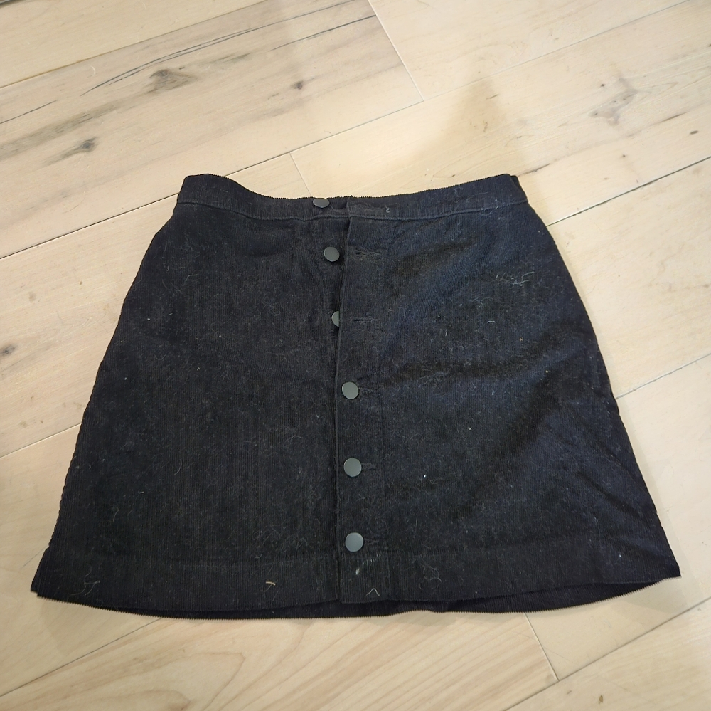 American Apparel Black A-Line Skirt